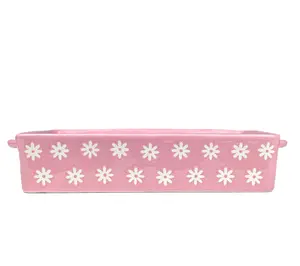 Floral Ceramic Rectangular Baking Dish Oven Safe Casserole Pan for Baking & Serving