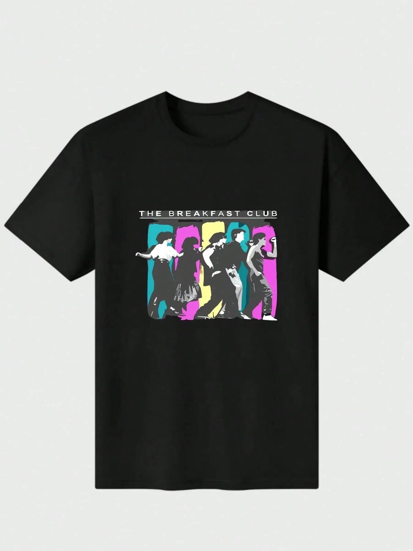 American Classics The Breakfast Club 80s Movie Breakdance  Casual Digital Print 220g Pure  Heavy 100% Cotton T Shirt