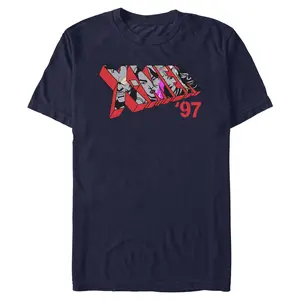 Mens Marvel: X-Men '97 Cable Team Up Logo T Shirt
