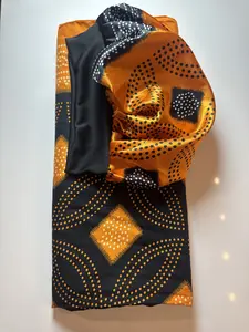Matching Somali Shaash Baati & Silk Bonnet Set | Vibrant Colors & Comfortable Loungewear