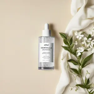 Madagascar Centella Tone Brightening Serum 100ml, Korean Skincare Ampoule with Botanical Capsules for All Skin Types Including Sensitive