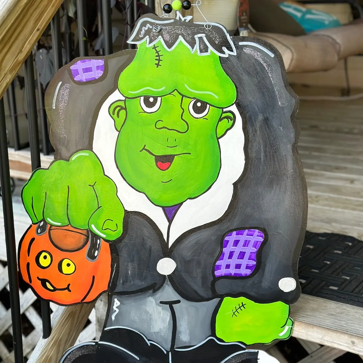 Frankenstein Door Hanger