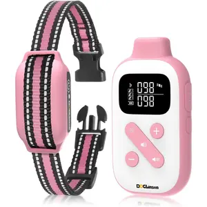 No Shock Dog Training Collar, Beep and Vibrating Dog Collar with Remote 2800Ft, Vibration Collar for Small Medium Large Dogs - No Prongs