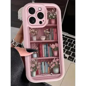 Book-themed colorful slot fashion soft shockproof phone case, cute and stylish thick protective case, compatible with iPhone 11/12/13/14/15/16/17/16E/X/XS/XSMAX/12MINI/13MINI. It is the perfect Christmas gift for friends, family, or yourself.