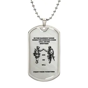 Dog Tag To My Brother; Fight Together; Soldier