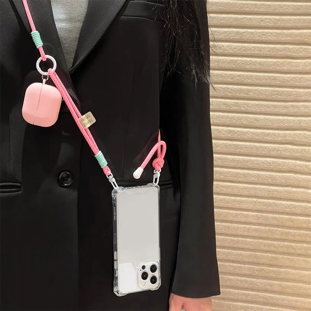 Crossbody Phone Case With Lanyard For iPhone 16 Pro Max Case iPhone 17 15 13 12 11 14 Pro Max 17 Air Necklace Strap Cord Cover
