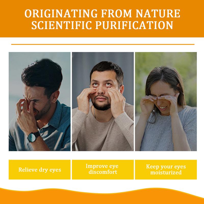 Ximonth Jimerito Honey For Eyes, Refreshing, Moisturizing And Soothing Eye Drops For Dry And Astringent Eyes