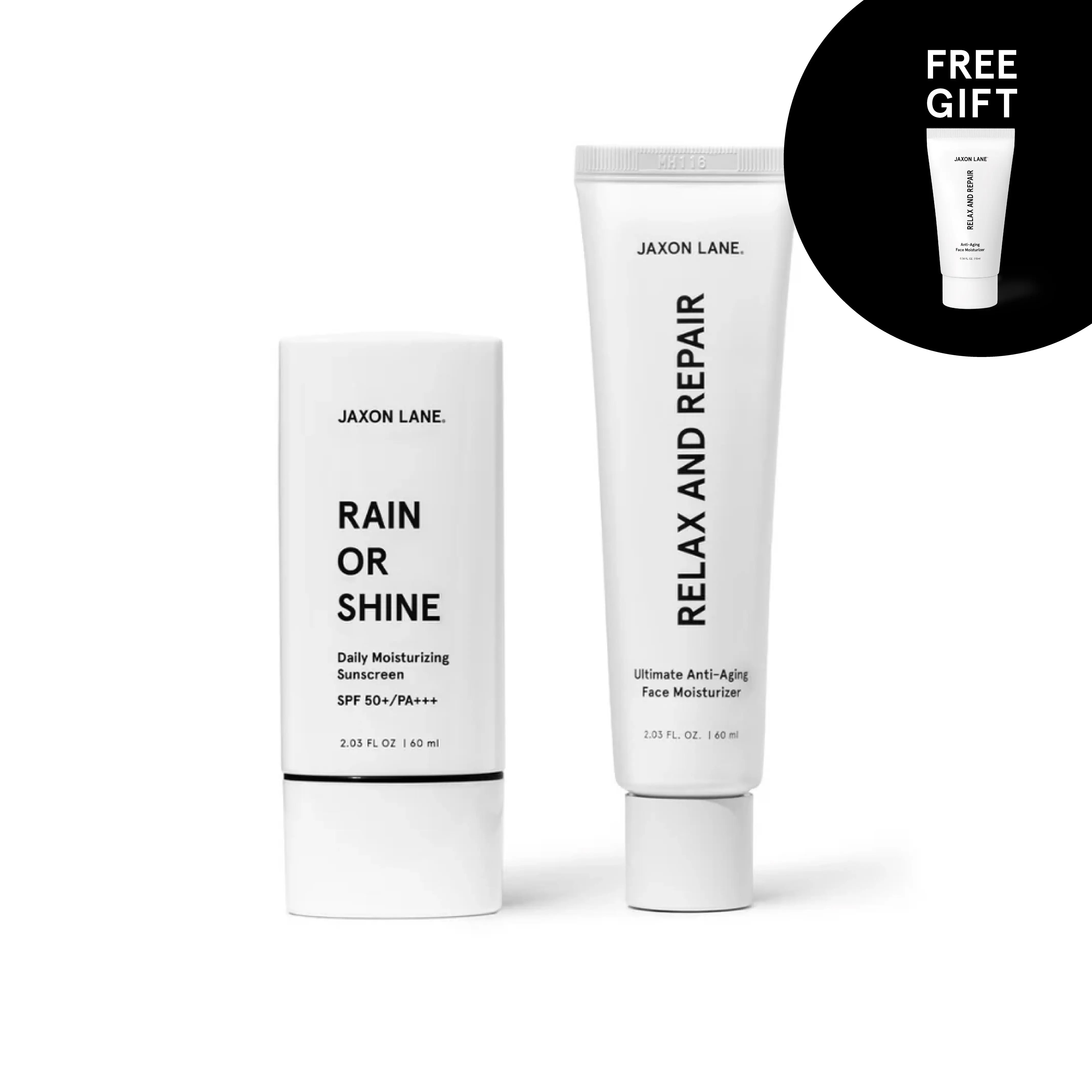 Jaxon Lane AM/PM Skincare Set - Sunscreen & Moisturizer