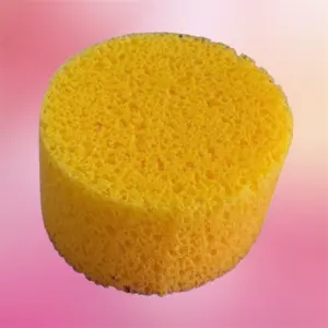Soft Round Medium Lathered Suds Soft Cheese Sponge for ASMR Purpose - Perfect for Sensory Play and Relaxation
