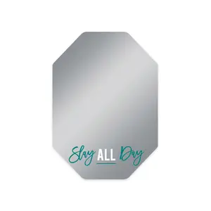 Slay All Day Magnetic Mirror / 5" x 7" Shatterproof Inspiring School Locker Accessory / Teen Girl Positivity Décor Gift / Made In The USA