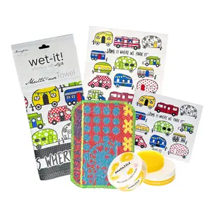 RV Camper Tea Towel/Wet-it/Shadazzle Bundle (5-Pack)