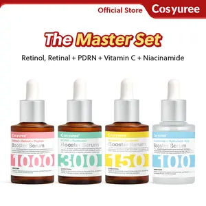 [Cosyuree] The Master Set – Retinol, Retinal, Peptide, PDRN, Panthenol, Vitamin C + Ceramide, Niacinamide 10%  | K-Beauty Anti-Aging, Dark Spot Care & Skin Barrier Support Bundle