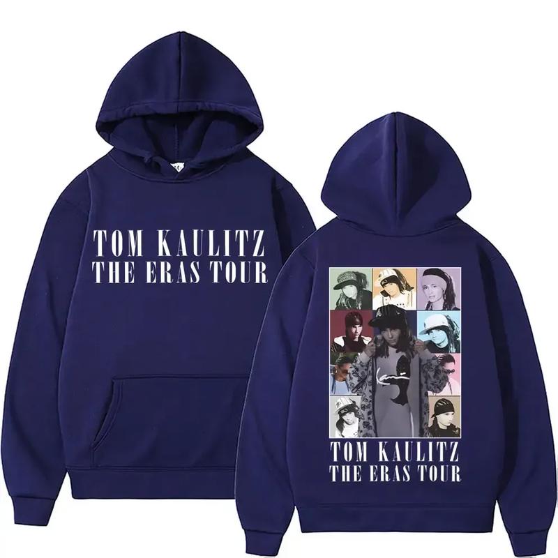 Tom Kaulitz The Eras Tour Hoodie German Rock Band Tokio Hotel Graphic Hoodies Men Women Hip Hop Punk Gothic Sweatshirt