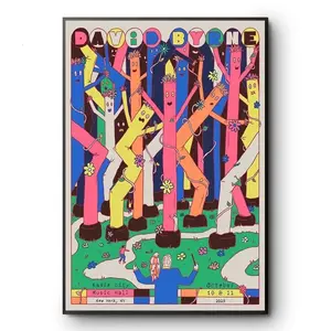 David Byrne Radio City Music Hall 2025 New York Concert Poster Print