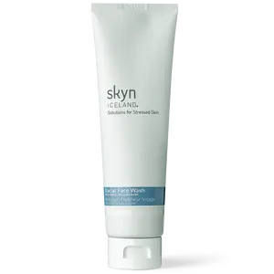 skyn ICELAND Glacial Face Wash: Creamy Foaming Cleanser to Refresh, Soothe & Purify Stressed Skin, 150ml / 5 oz