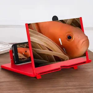 Phone Screen Magnifier Stand - Easily Transform Your Phone into a Tablet, Free Your Hands, Eye Protection Design, Foldable and Portable