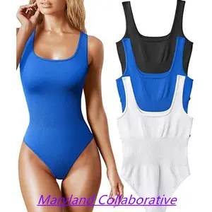 Summer Speedo Women's U Neck Sleeveless Tank Tight Bodysuit