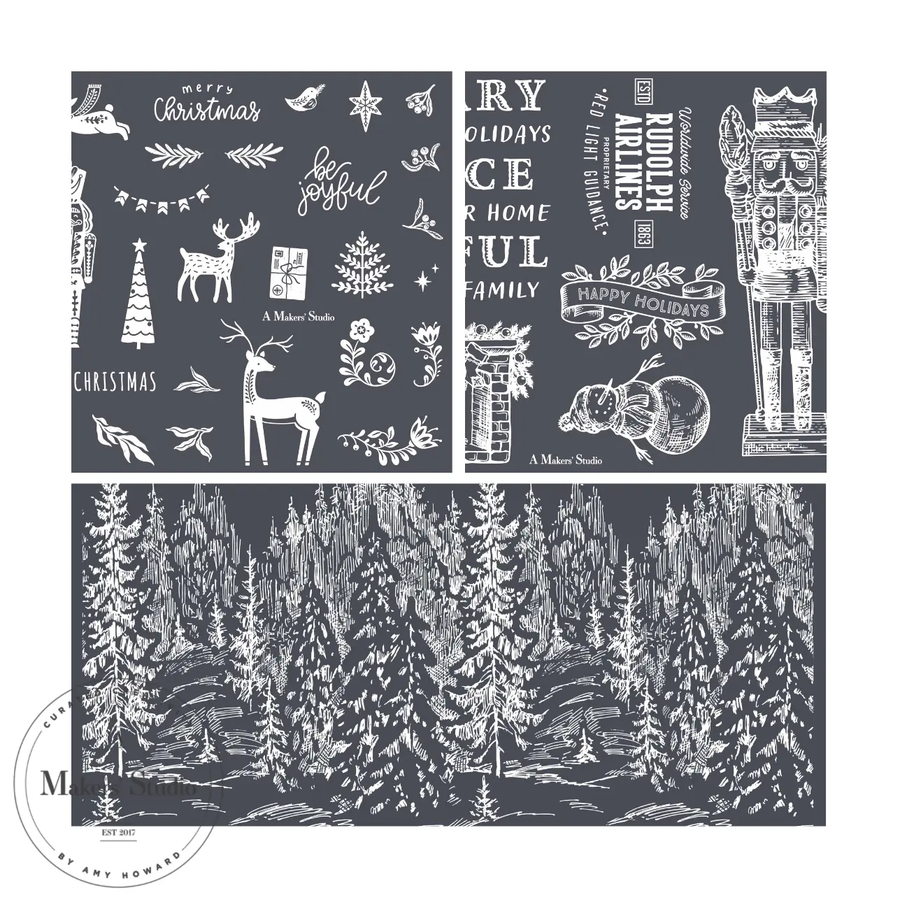Merry Stencil Bundle