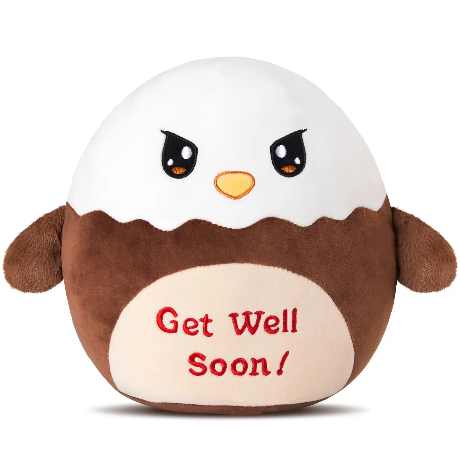 Get Well Soon Eagle Squishmallow Plush - Embroiderer Beak