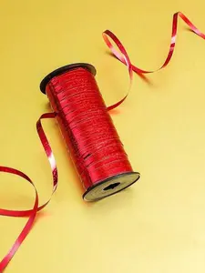 100 Yards Ribbon Crimped Curling, Balloon String Shiny Metallic Roll for Gift Wrapping Ribbon Birthday Halloween Fall Harvest Retirement Party Decorations Curling Christmas Valentine Birthday Wedding Party Festival Decoration, Crafts, Flower Bouquet