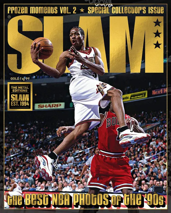 Best NBA Photos of the '90s - Allen Iverson Cover Poster Print - NO FRAME