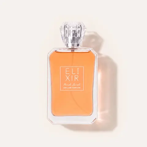 Peach Burst, Juicy Peach Praline Eau de Parfum – 3.4 fl oz (100ml), Juicy Fruity Floral Gourmand Women Everyday Fragrance with Peach, Red Apple, Bergamot, Nectarine, Freesia, Jasmine, Rose, Vanilla & Musk - Sunny Juicy Sweet Vibes, Great Value Perfume