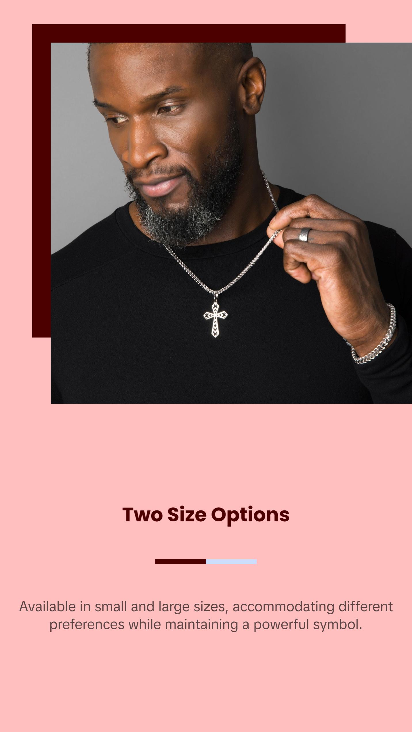 Honor, Silver Cross Pendant