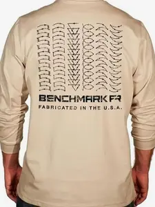 BENCHMARK FR Flame Resistant Long Sleeve Shirt with Chest Pocket - Weld Weave Graphic-clothing gift - graphic tee - shirt to men - soft Cotton Tshirt - trendy casual top - vintage Graphic T-shirt UVJ KUZ