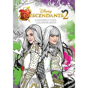 USED-Descendants 2: A Wickedly Cool Coloring Book by Disney Books (Paperback)