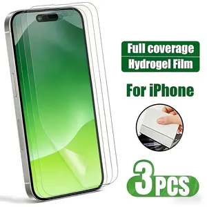 HD Water Gel Screen Protector Film for iPhone 17/17e/16promax/17air/16e/15/14/13/12/11promaxplus/XR/x/xsmax, Bubble-Free, Anti-Fingerprint