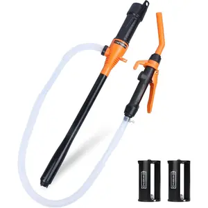 Portable Power Battery Pump, Battery Powered Siphon Pump for, Fuel Oil and Diesel, Siphon Liquid Extractor, 2.2 GPM, Hand Fuel Pumps