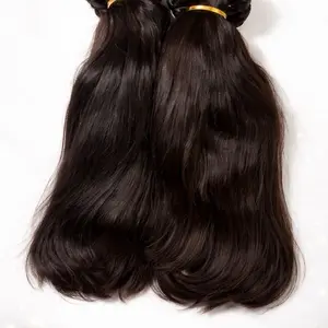 Textured Straight Bundles | Natural Blowout Look | 100% Raw Hair