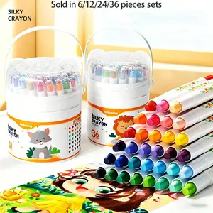 1Where Art Meets Magic & Easy Cleanup! 🎨 Water-soluble twist-up crayons glide like butter & wash away easily. The mess-free, creative dream for every child. (12/24/36/48 Colors) #WatercolorCrayons #KidsArt #MessFreeArt #CreativeGift #ArtSuppliess