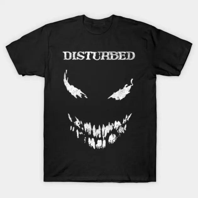 Classic Disturbed Band Tee, Heavy Metal Music Graphic T-Shirt