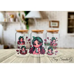 Cute Mexican Toddlers -UVDTF Wrap for cups/hard surfaces Sticker Custom Decal