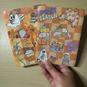 Halloween Pattern Kindle Insert | Spooky Season Kindle Insert | Ghost Book | Fall Kindle Insert | Holiday Kindle Insert | Fall Books