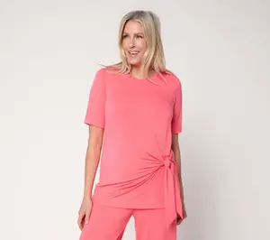 Brandis Dress Out Loud Acquitted Knit Snatched with a Side Tie Top