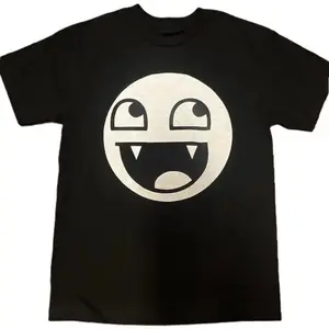 Epic Face Vampire T Shirt Y2K Goth Emo Scene Tapout Affliction Relaxed Soft