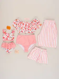 Family Poppies & Stripes Swimsuit Family Poppies & Stripes Swimsuit