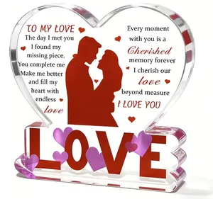 To My Love Gift for Her Romantic Boyfriend Gifts Girlfriend Love Cute Gifts Ideas Anniversary Valentines Birthday Girlfriend Gift for Him Husband Wife Women Men - Romantic