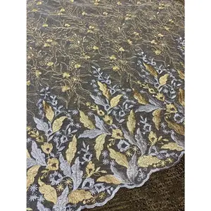 Gold/Silver Embroidered Lace