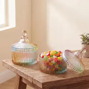 2 count Glass Jar with Lid, 7.4 oz Easter Candy Dish Cookie Jar  Box for Easter Wedding Party Buffet Decorative Biscuit Containers  Storage