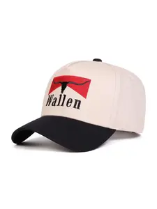 Unisex Wallen Five-Panel Baseball Cap, Adjustable Sun Protection Casual Hat, Suitable for Spring & Fall, Outdoor Travel Beach Vacation