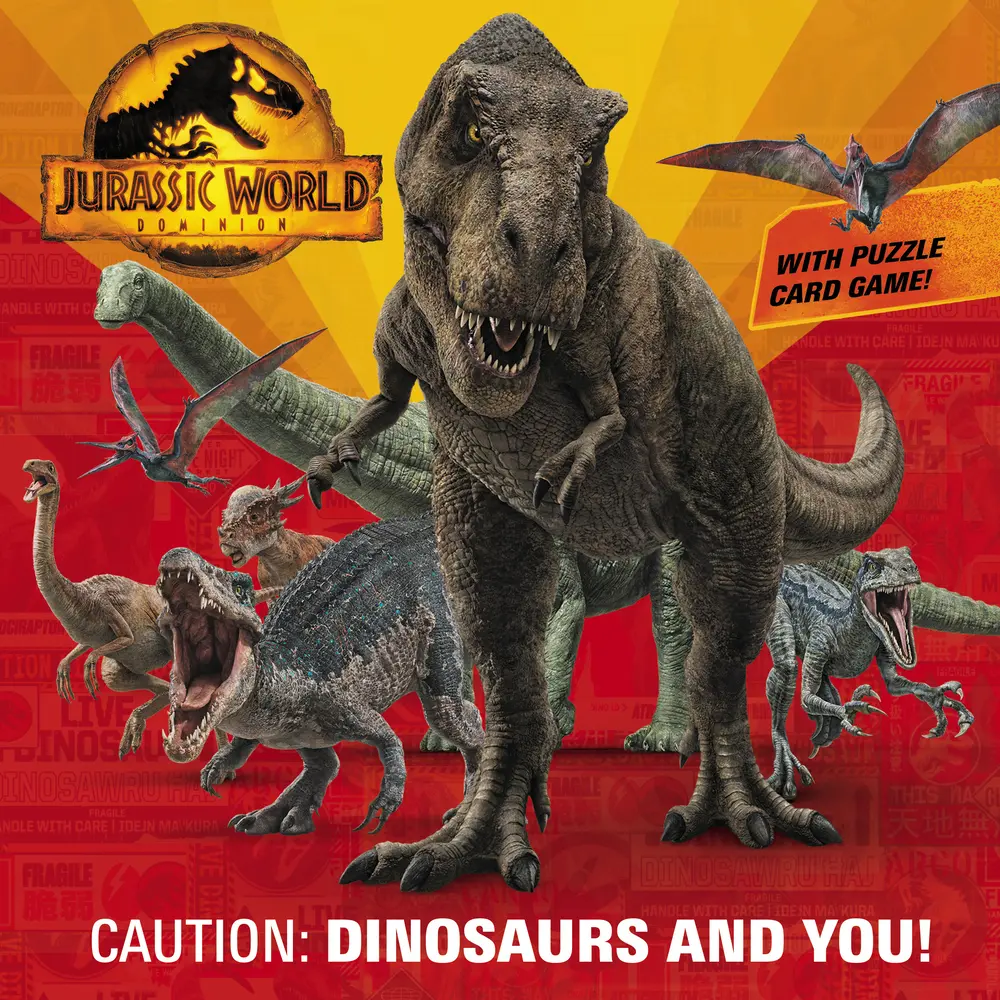 USED Book - Caution: Dinosaurs and You! (Jurassic World Dominion) by Chlebowski, Rachel (Paperback) - english