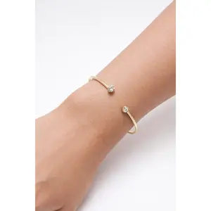 Beatrix Double Bezel Open Cuff