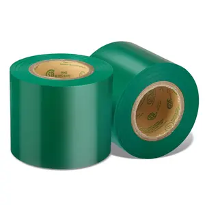 Electrical Tape Green, 2 in X 33FT, UL Approved Industrial Grade  High Temperature Electrical Tape, Multipurpose Insulating Wire Wrapping (2 Packs)