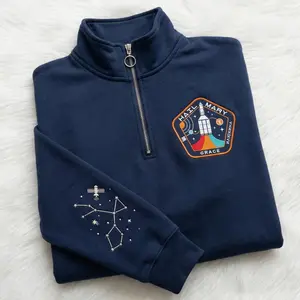 Planet Project Hail Mary Embroidered Quarter Zip, Amaze Amaze Amaze Sweatshirt, Sci-fi Fantasy Bookish Crewneck Shirt, Gift For Her Him