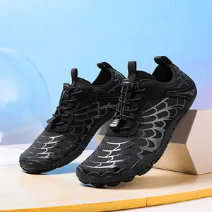 Men’s Water Shoes – Quick-Dry Barefoot Swim Shoes, Non-Slip Lightweight Aqua Shoes for Beach, Pool, Hiking & Outdoors