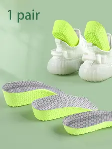 Anti-slip Elevated Shoe Insoles, 1 Pair Breathable Comfortable Shoe Insoles, Shoe Accessory for Men & Women for Daily Use, Height Increasing Insoles