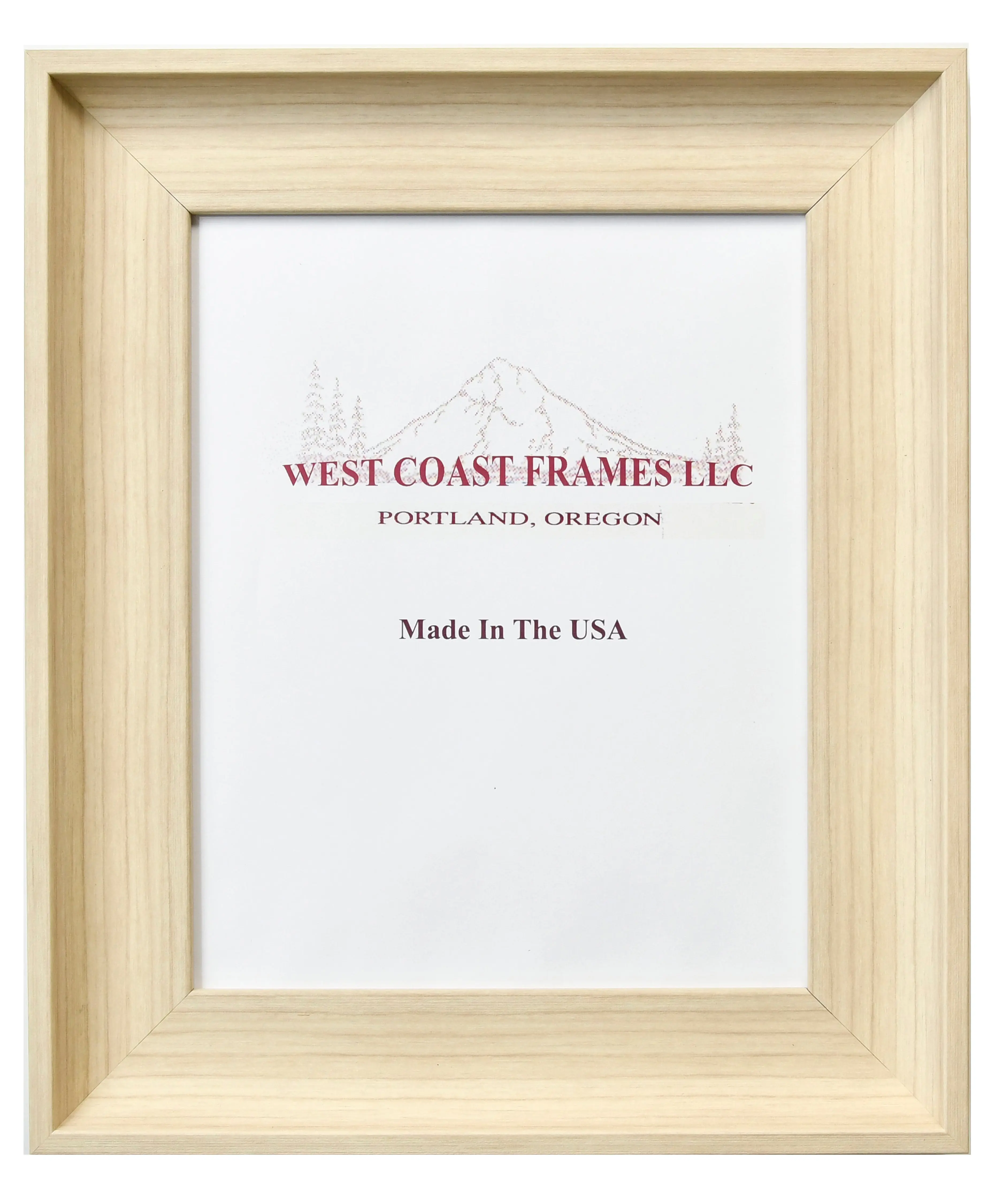 60681 White Driftwood 2" Poly Picture Frame